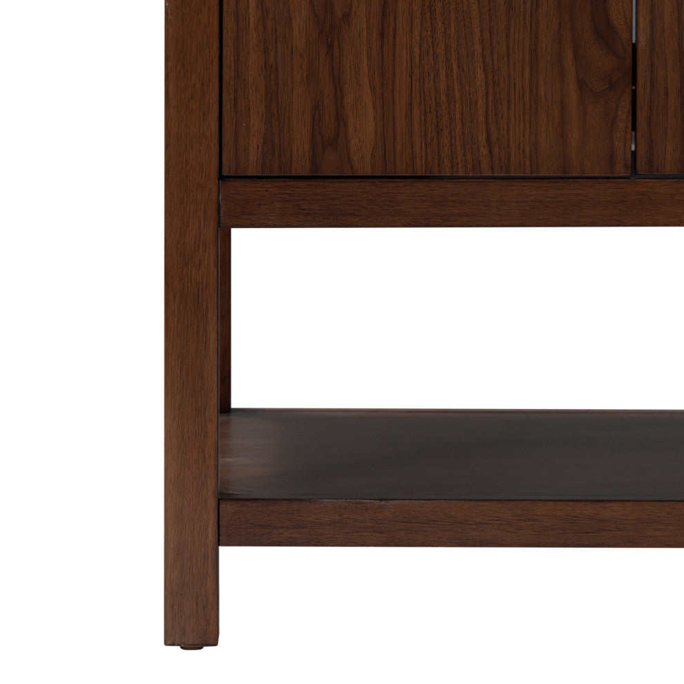 Zoe Vanity Combo, Walnut Collection, 49"