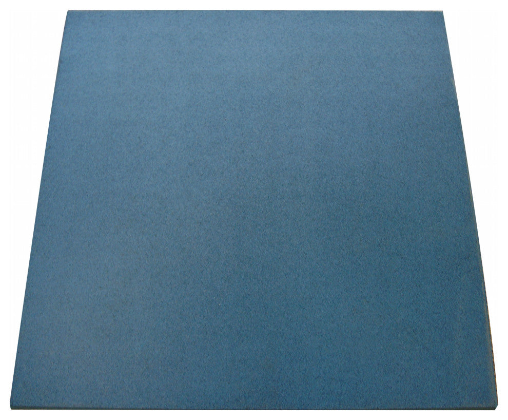 Rubber-Cal Eco-Sport Interlocking Tiles, 1", Blue, 15 Pack