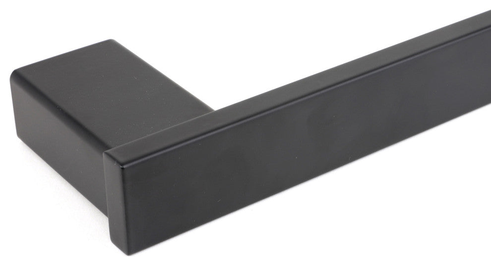 Florence Series Black Bathroom 34in Towel Bar