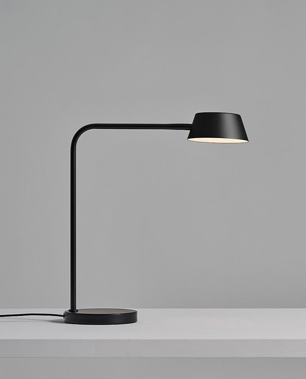 OLO Table Lamp, Black/Shiny Black