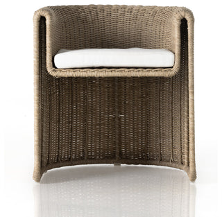 Tucson Outdoor Dining Armchair-White