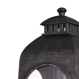 Pilsen 6.5" Outdoor Wall Light Brushed Charcoal