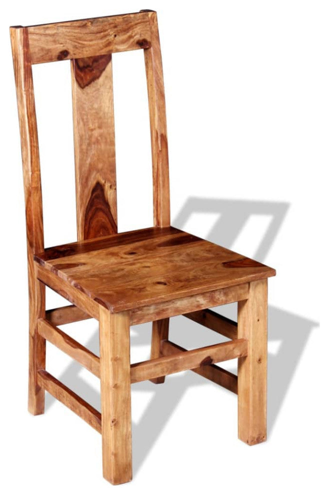 vidaXL Dining Chairs 6 pcs Solid Sheesham Wood