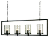 Longhope Rectangular Chandelier<br>Currey In A Hurry