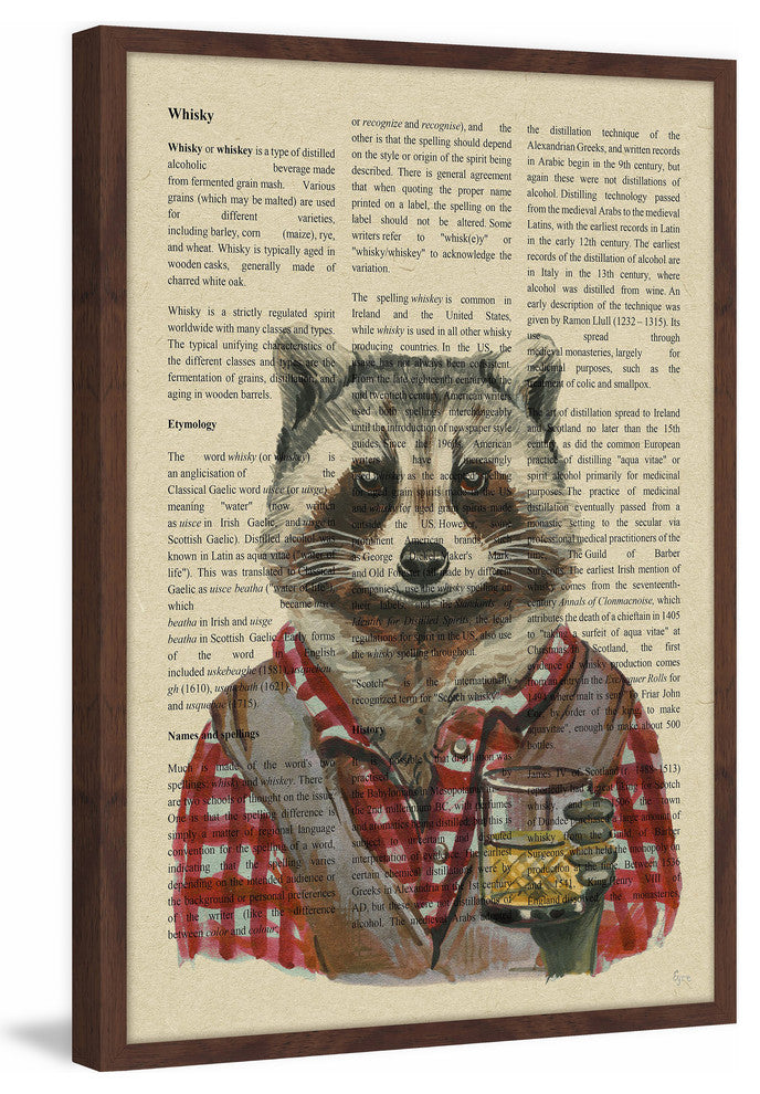 "Scotch Whisky History" Framed Painting Print, 24"x36"