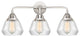 288-3W-PC-G172-LED 3 Light 24.75" Bath Vanity Light, Polished Chrome