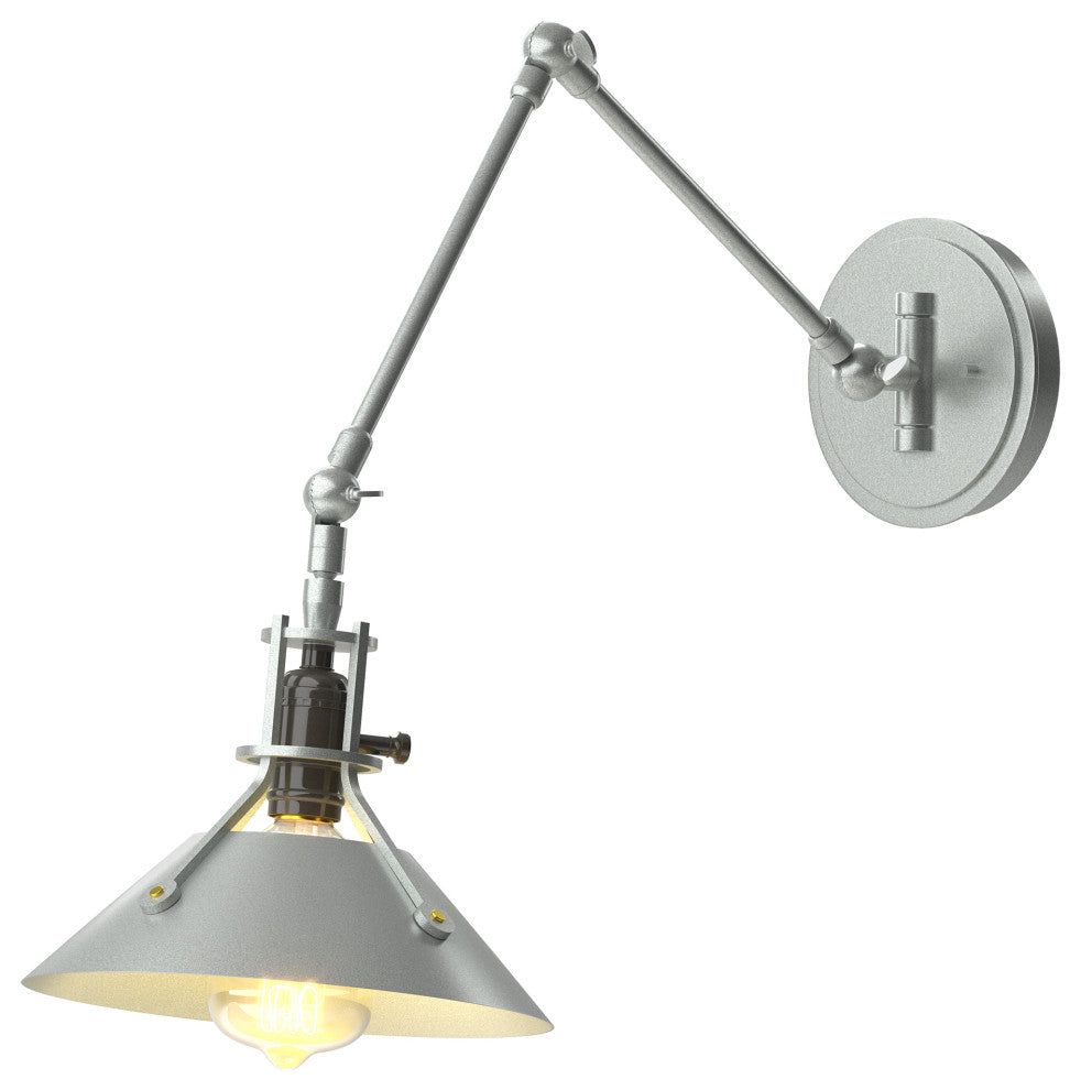 Henry Sconce, Vintage Platinum Finish, Vintage Platinum Accents