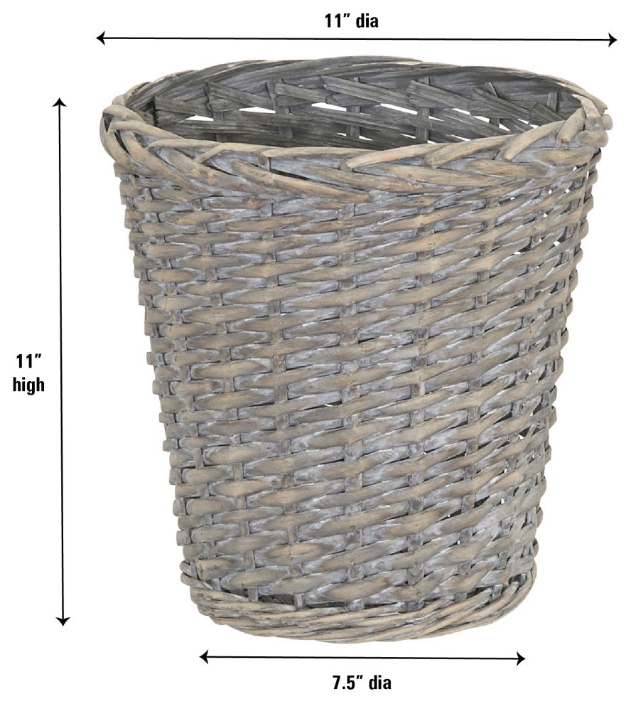 Wicker Waste Basket
