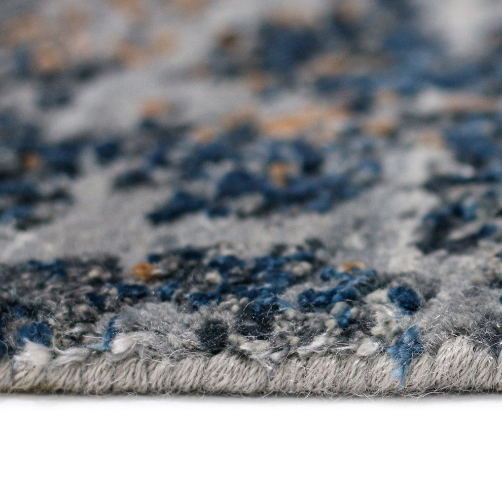Zenith Area Rug, Dark Gray, 9' x 12', Abstract