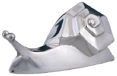 Silver Plated Snail Sculpture