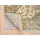 Ivory Karajeh Design Soft and Pure Wool Hand Knotted Oriental Rug 4'1" x 6'6"