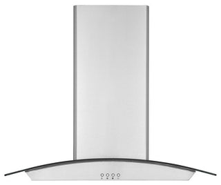 30" Island Glass Range Hood, Stainless Steel