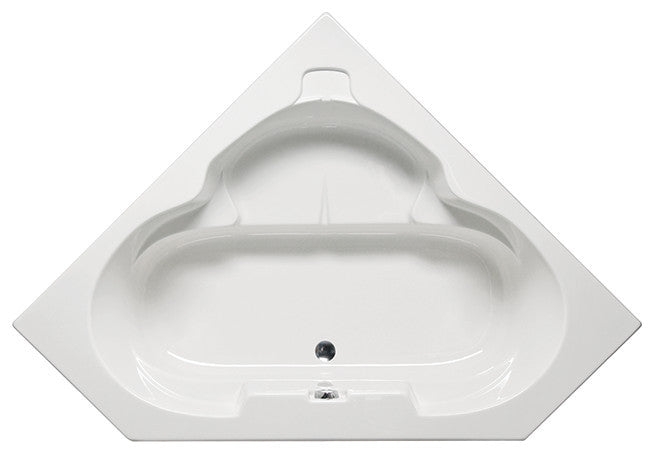 Malibu Abaka Triangle Bathtub 59x59x23, Whirlpool