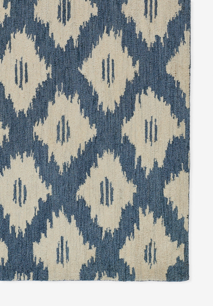 Momeni Leiden Hand Tufted Wool Slate Area Rug 3'6" X 5'6"