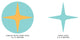 Circles and Stars Fabric Wall Decals, Set of 20