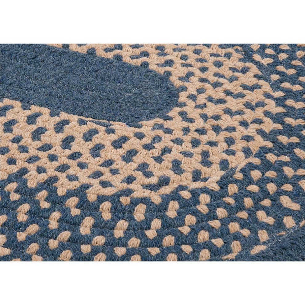 Colonial Mills Rug Jackson Federal Blue Round