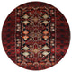 Ahgly Company Indoor Round Mid-Century Modern Area Rugs, 6' Round