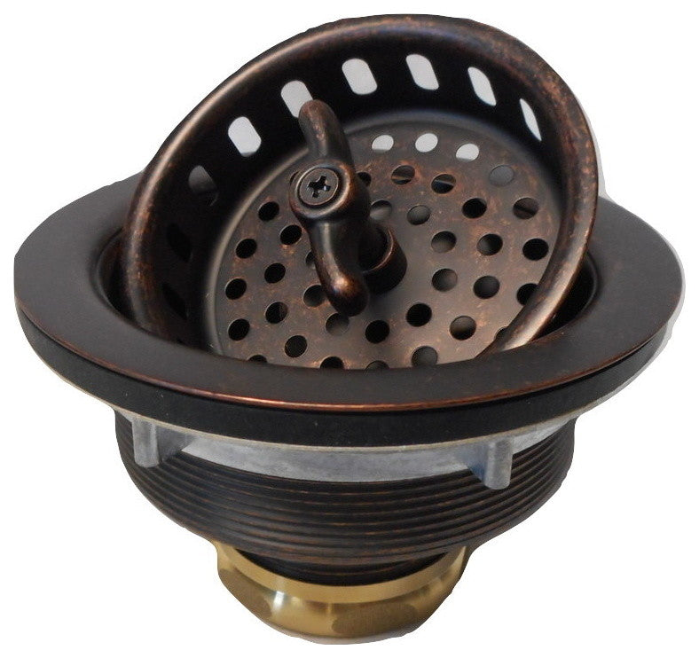 Rustic Copper Square Kitchen Bar Prep Sink with Strainer Drain