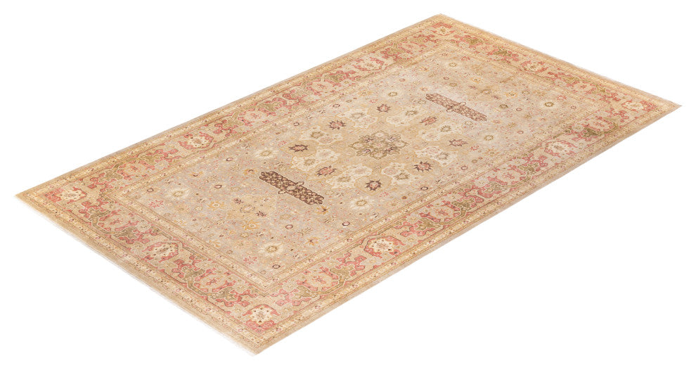 Mogul, One-of-a-Kind Hand-Knotted Area Rug Light Gray, 8' 3" x 13' 10"