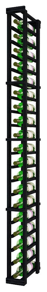 Una Wine Rack, Pine and Black