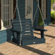 Weatherly Single Seat Swing, Weathered Acorn, Federal Blue