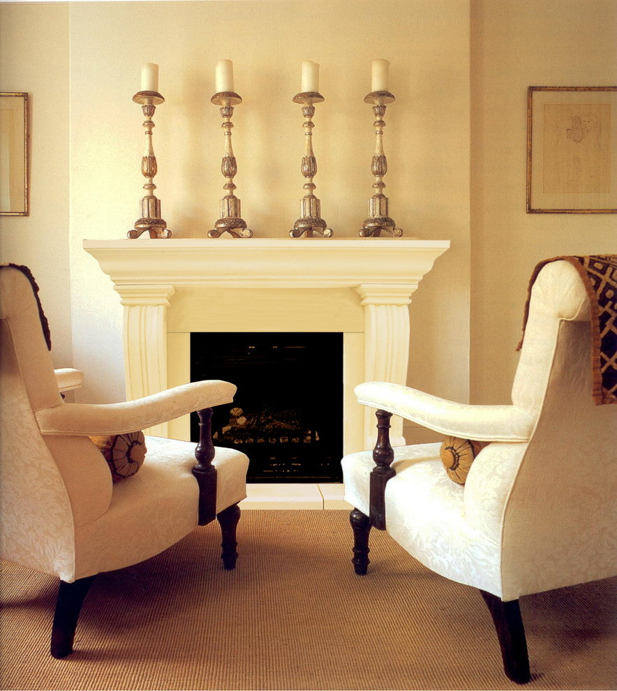 Chateau Series Jordana Cast Stone Fireplace Mantel