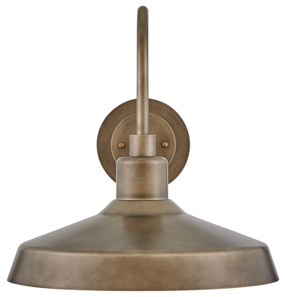 Hinkley Forge 16" Medium Outdoor Wall Mount Lantern, Burnished Bronze