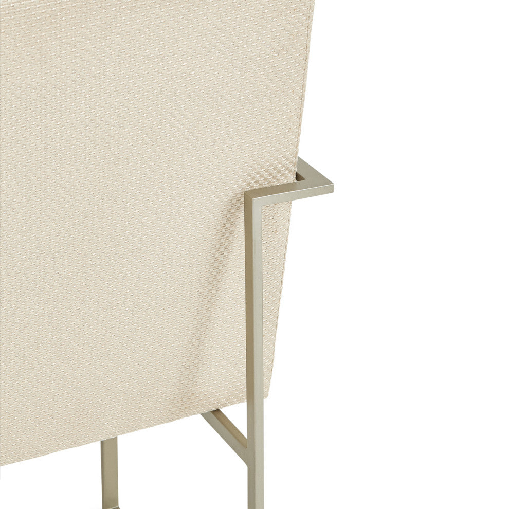 Laguna Ridge Arm Chair - Brushed Silver