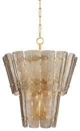 Hudson Valley Cassian Chandelier 28.75", Vintage Gold Leaf
