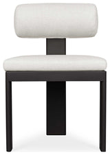 Uttermost Bolster Back White Outdoor Dining Chair