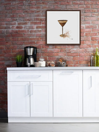 "Choc Martini" Framed Painting Print, 18"x18"