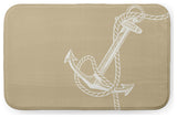 34" x 21" Anchored Bathmat, Taupe
