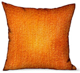 Bittersweet Ember Orange Solid Luxury Outdoor/Indoor Throw Pillow 20"x20"