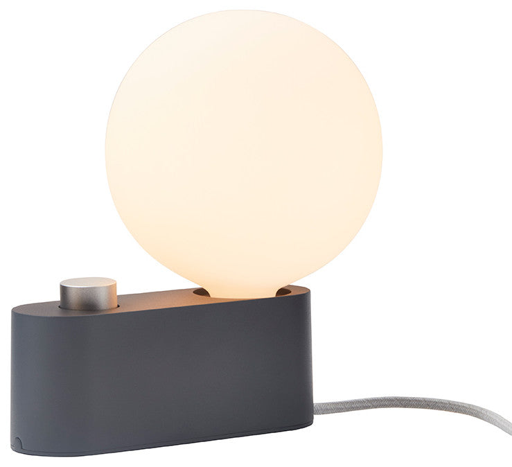 Alumina Table Lamp Charcoal with Sphere IV US