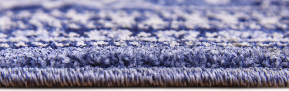 Rug Unique Loom La Jolla Blue Rectangular 5' 0 x 8' 0