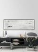 "Flames of Existence" Floater Framed Painting Print on Canvas, 30x10