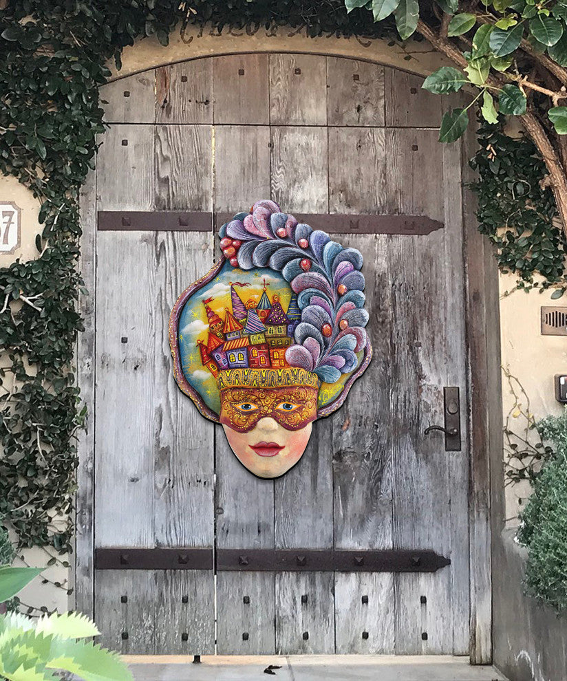 Carnival Mask Door Hanger