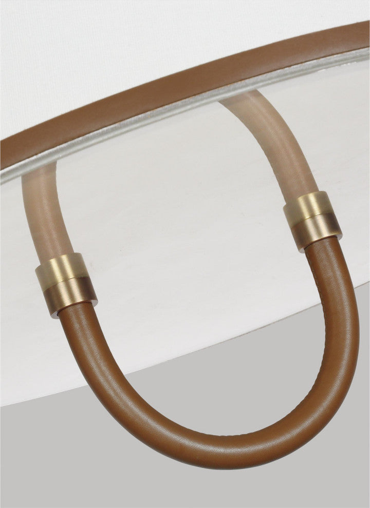 Katie Medium Flush Mount, Time Worn Brass