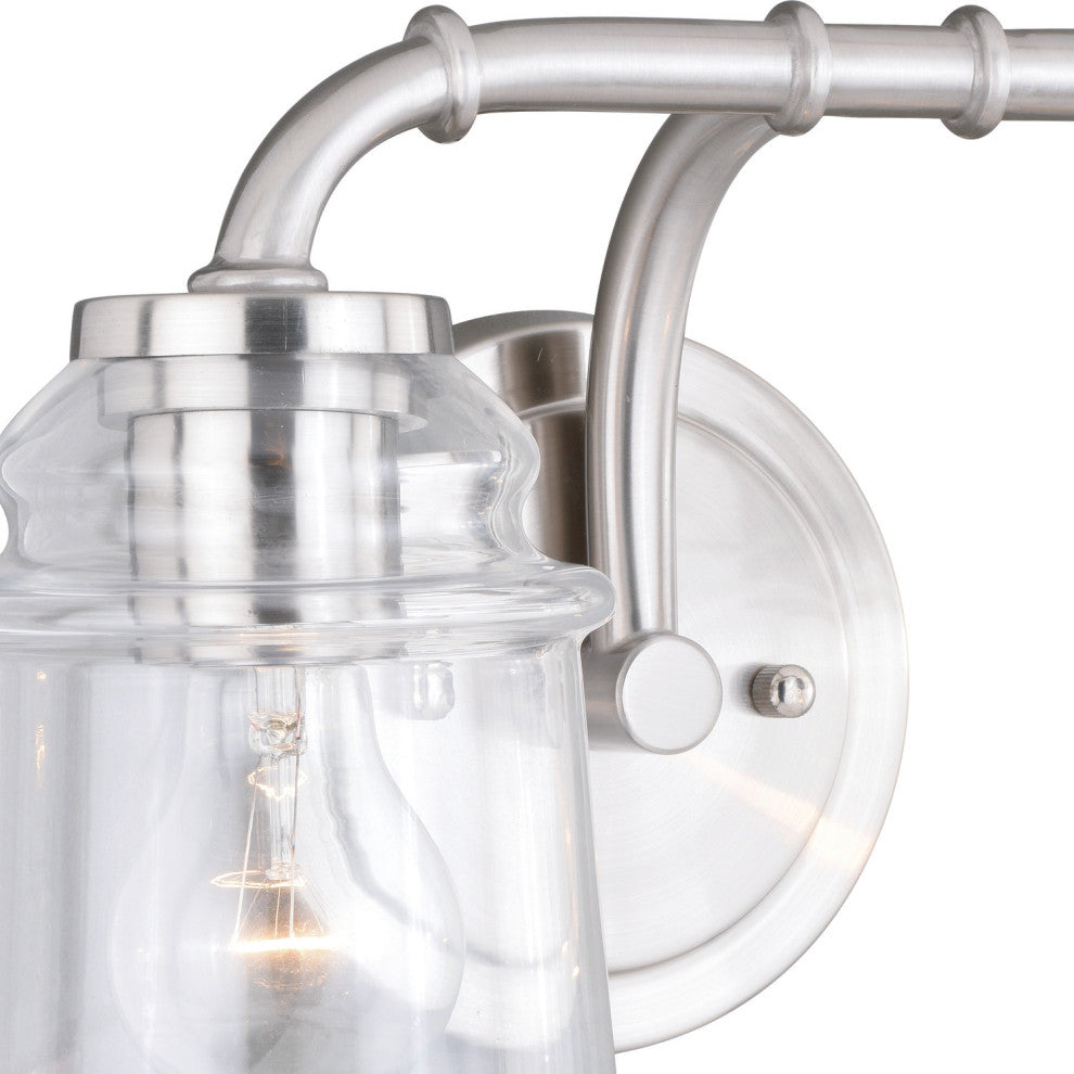 Toledo 2-Light Vanity Satin Nickel