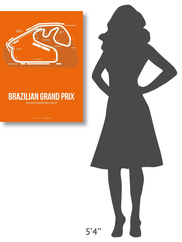 "Brazilian Grand Prix 3" Fine Art Print