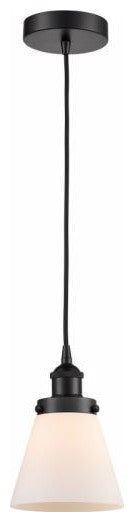 Innovations 616-1PH-BK-G61 1-Light Mini Pendant, Matte Black