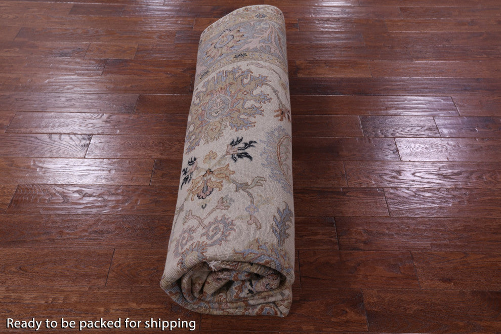 8' 1" X 9' 9" Hand-Knotted Persian Tabriz Wool Rug Q9025