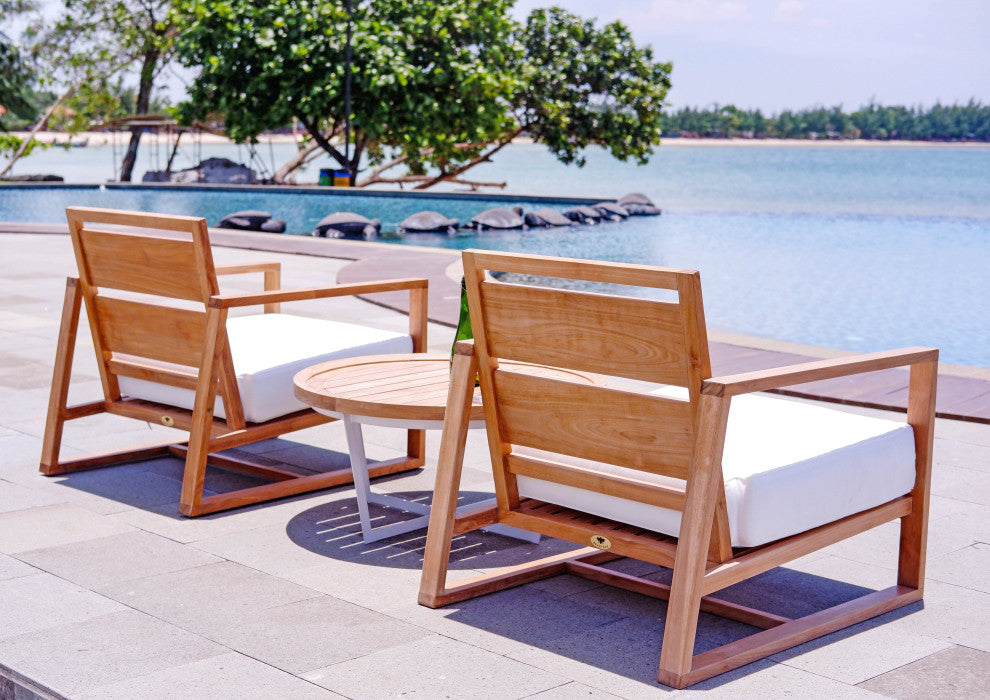 Catalina Bali Teak Outdoor Lounge Chair