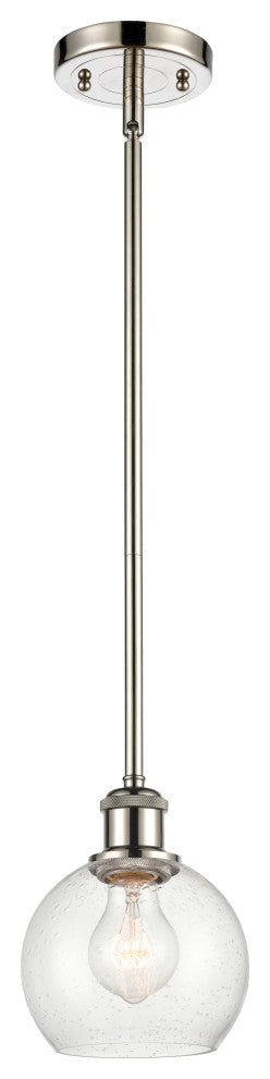 Innovations 516-1S-PN-G124-6-LED 1-Light Mini Pendant, Polished Nickel