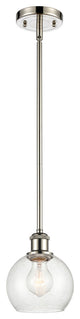 Innovations 516-1S-PN-G124-6-LED 1-Light Mini Pendant, Polished Nickel