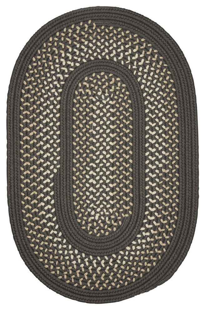 Colonial Mills Deerfield DF31 Gray Traditional Area Rug, Round 8'x8'