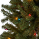 9' Noble Fir Artificial Christmas Tree, Pre-Lit Multi-Colored