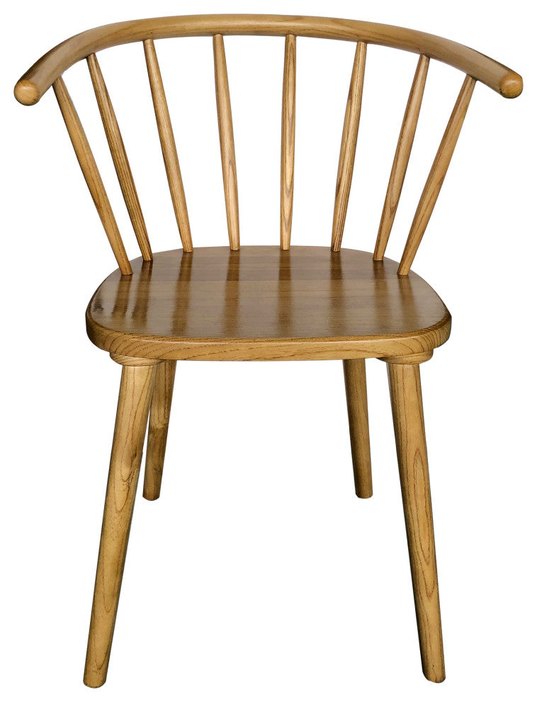 Scandinavian Norman Dining Chair - M2 - Natural