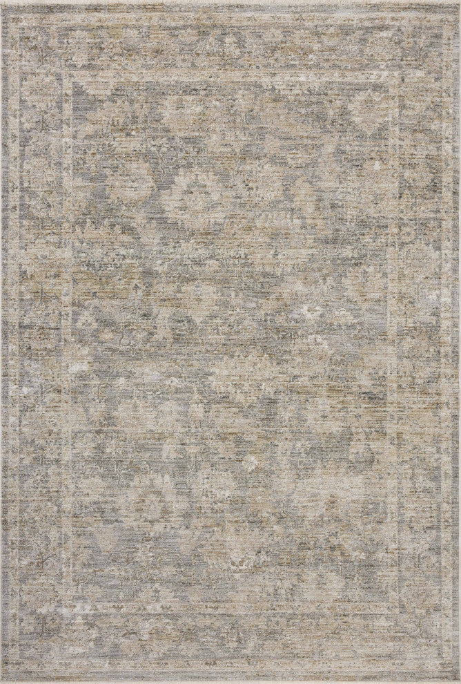 Loloi II Tabitha Slate / Natural 2'-7" x 8'-0" Runner Rug