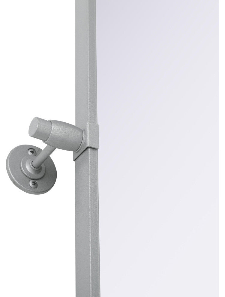 Home Living 24x32 Pivot Mirror, Silver